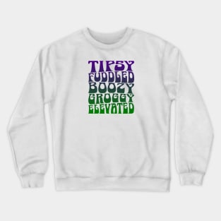 Phish Fluff's Travels Purple Green Crewneck Sweatshirt